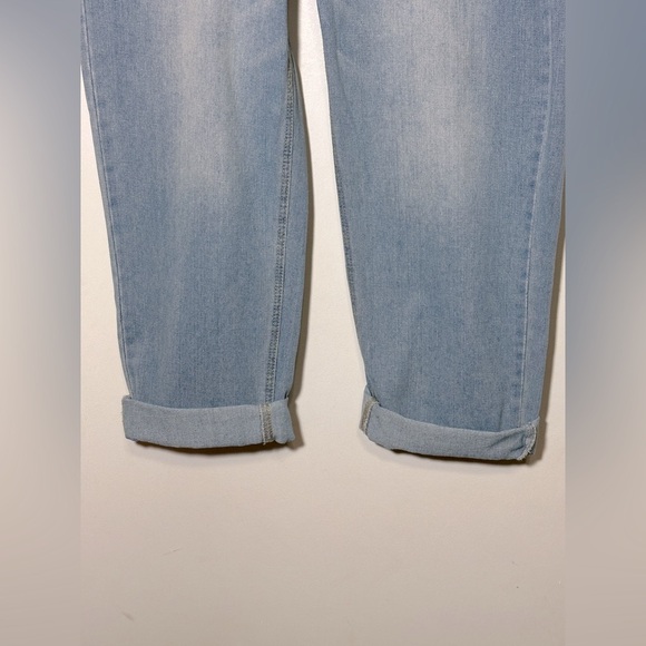 Boyfriend Barrel Cut Women's Jeans Button Up Size Large - Picture 4 of 6